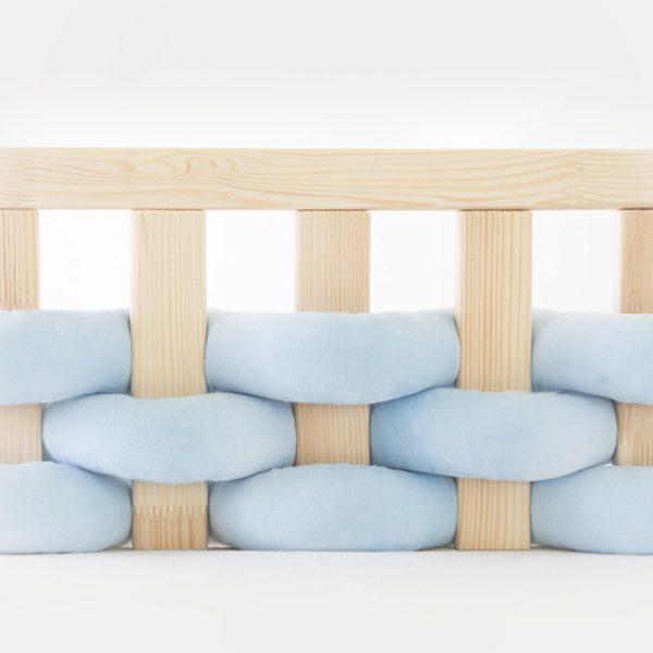 Ochraniacz do łóżeczka Przeplataniec Baby Blue