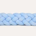 Ochraniacz do łóżeczka 4 pasma w kolorze Baby Blue