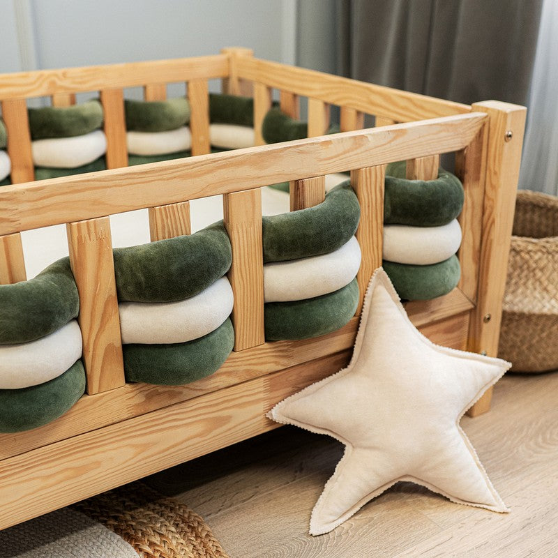 Ochraniacz do łóżeczka Przeplataniec Eukaliptus