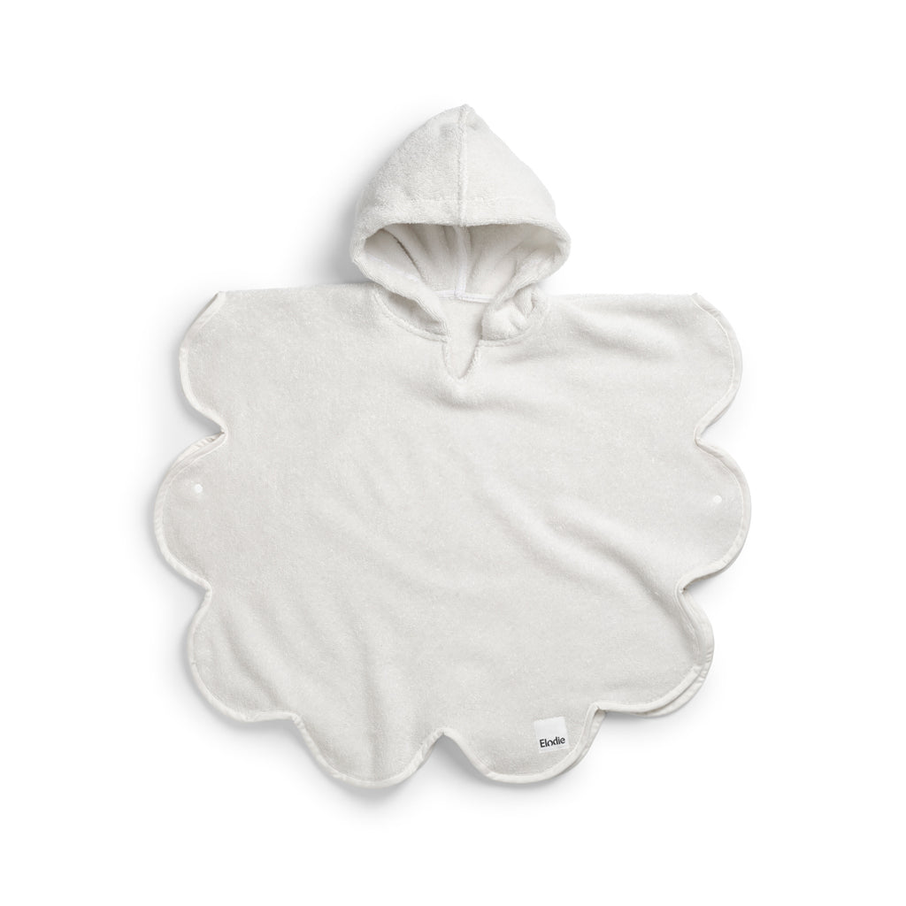 Ponczo kąpielowe | Vanilla White