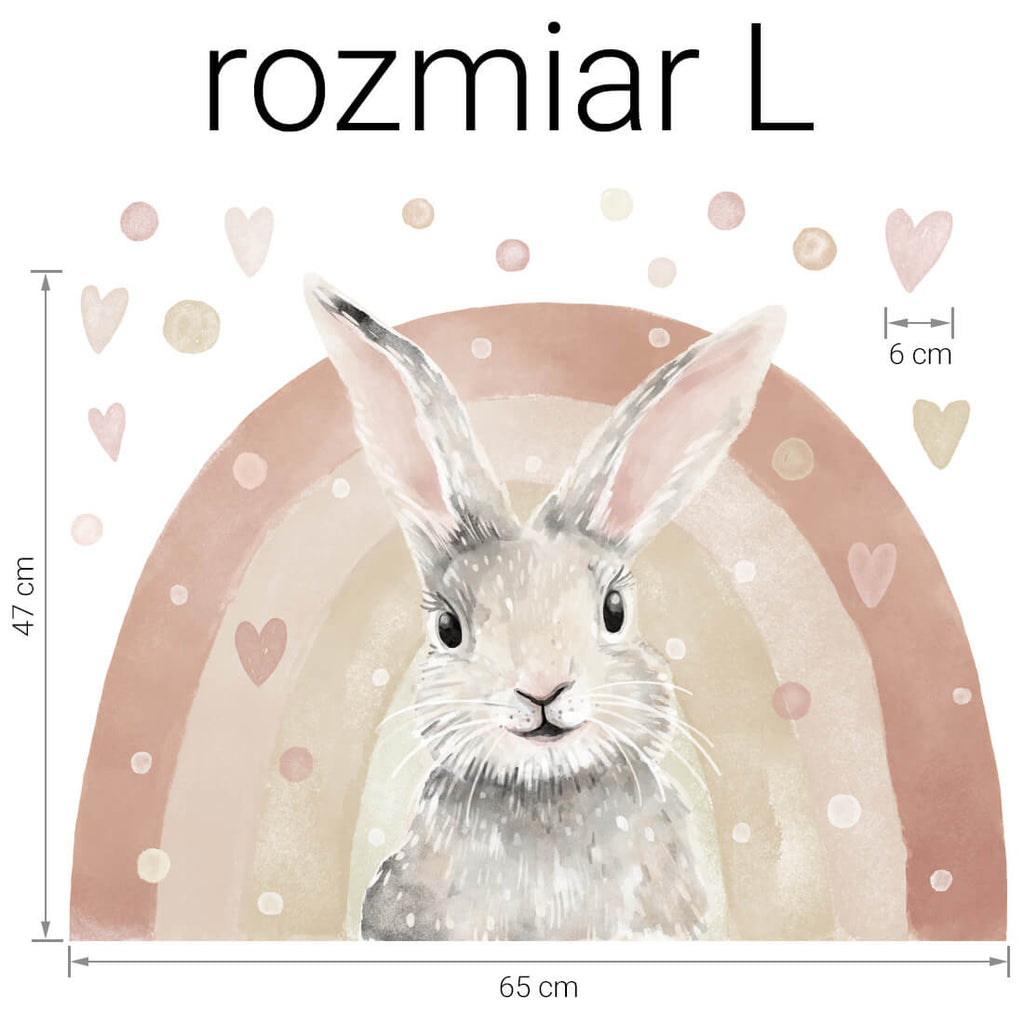 Naklejka na ścianę | Królik
