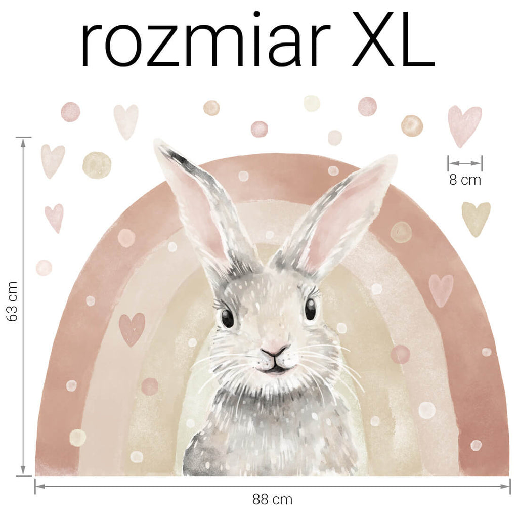 Naklejka na ścianę | Królik