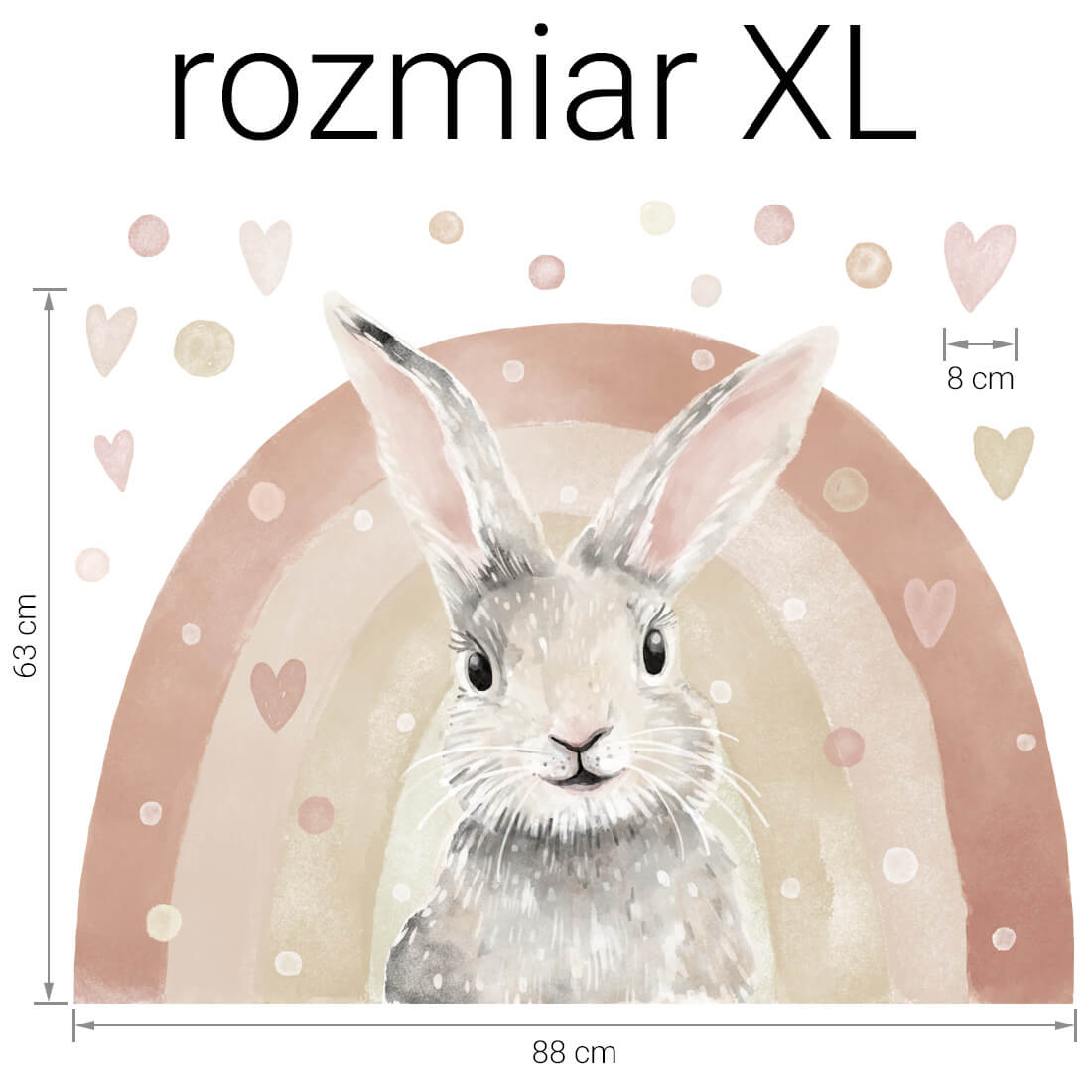 Naklejka na ścianę | Królik