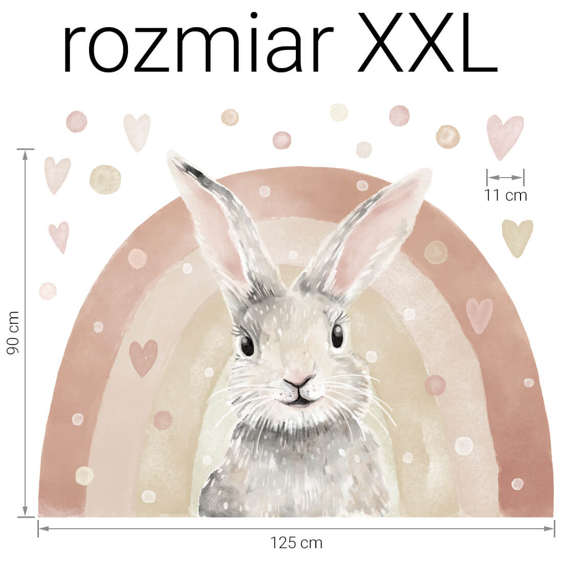 Naklejka na ścianę | Królik