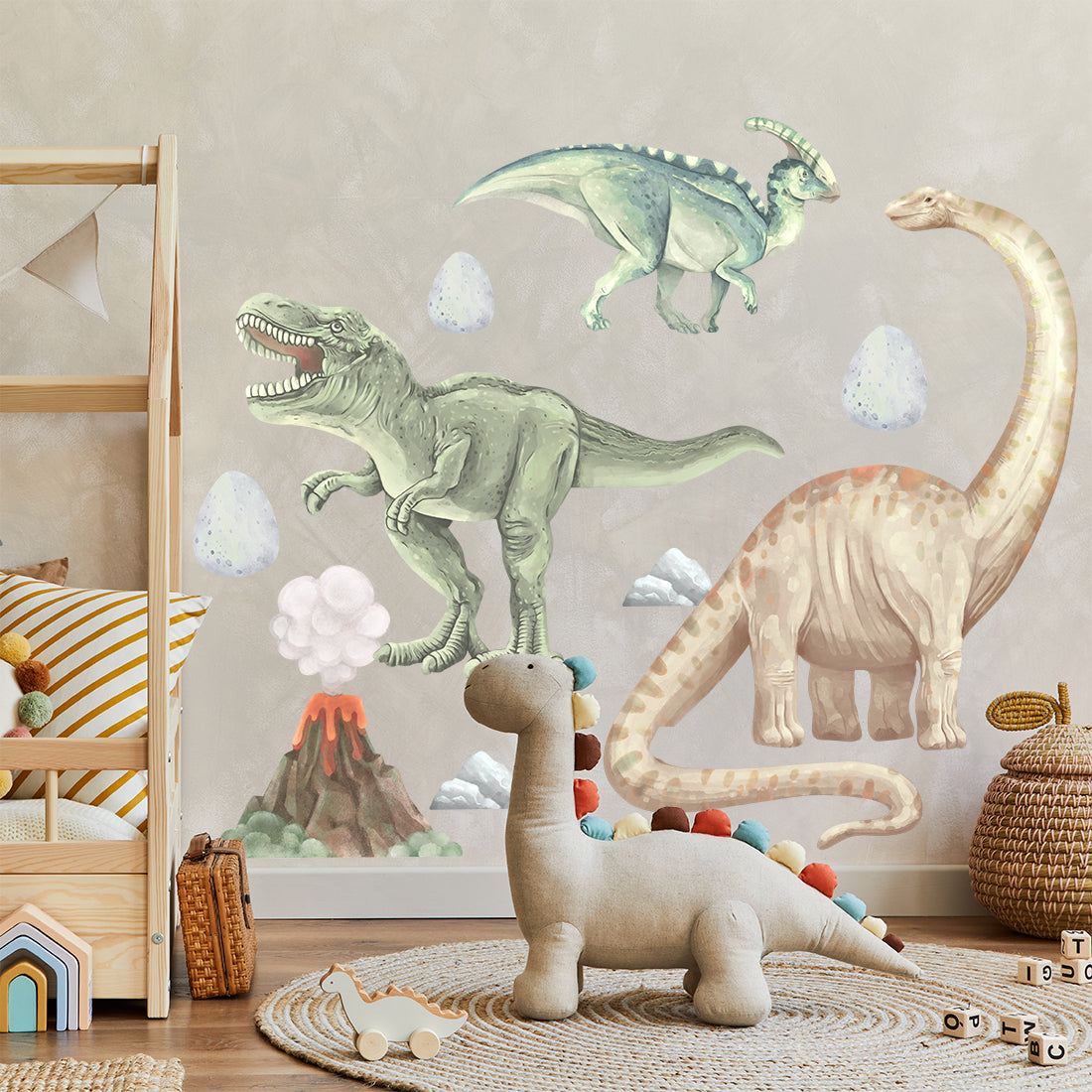 Naklejka na ścianę | Dinozaury