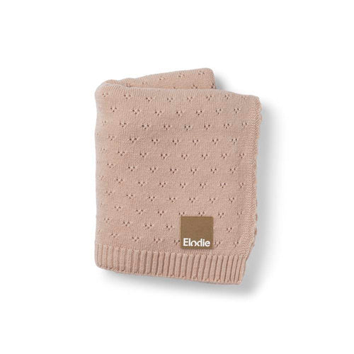 Kocyk Pointelle - Blushing Pink