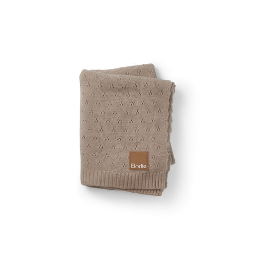 Kocyk Pointelle - Tender Taupe
