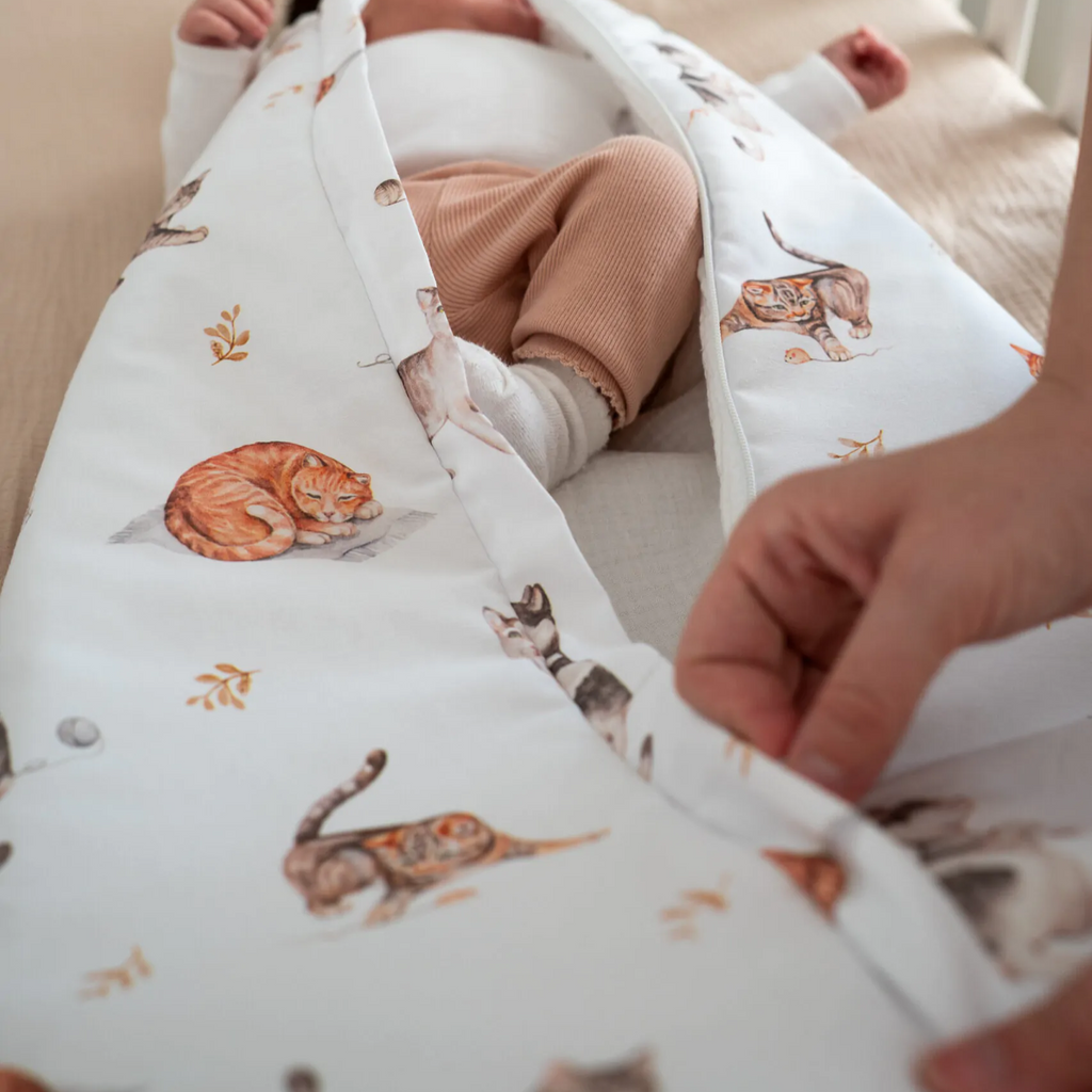 Śpiworek niemowlęcy 0,5 TOG | Kotki