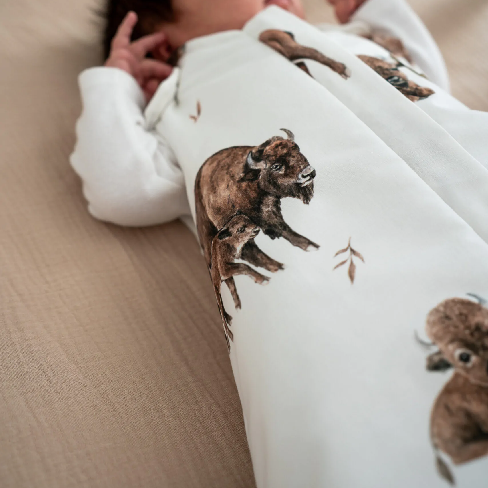 Śpiworek niemowlęcy 1,0 TOG | Żubry